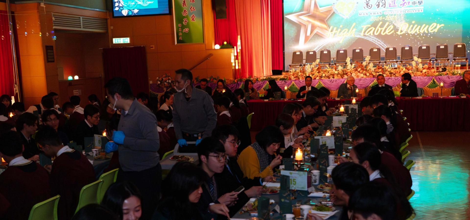 6 High Table Dinner