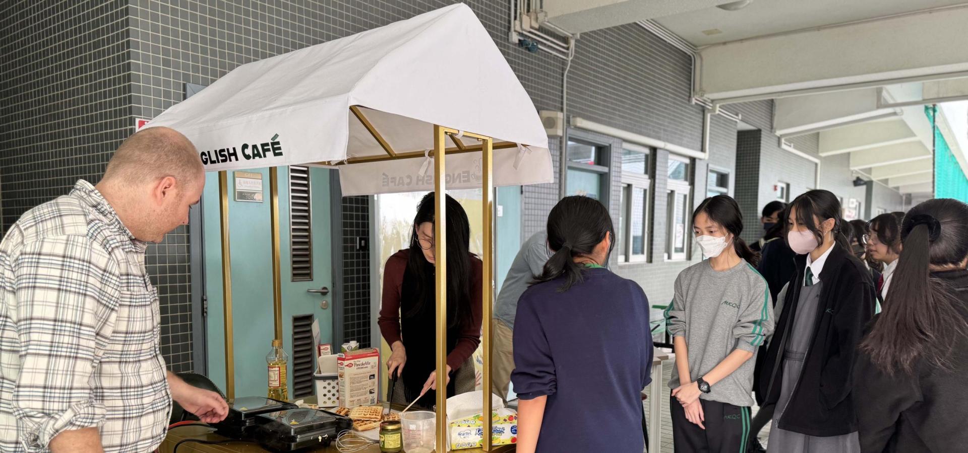 7 Snack and Chill, where students enjoy a slice of freshly made waffles made by our teachers.